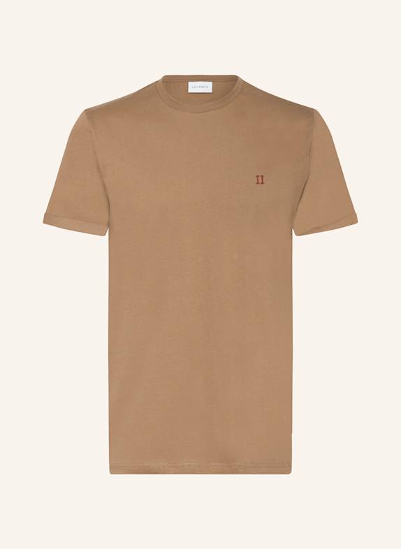 LES DEUX T-shirt NORREGAARD JASNOBRĄZOWY