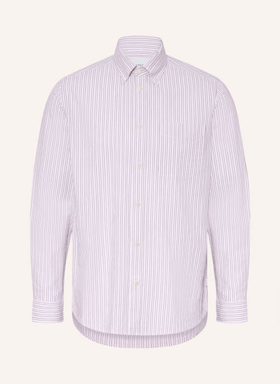 LES DEUX Koszula KENT comfort fit JASNOFIOLETOWY / BIAŁY / CZARNY