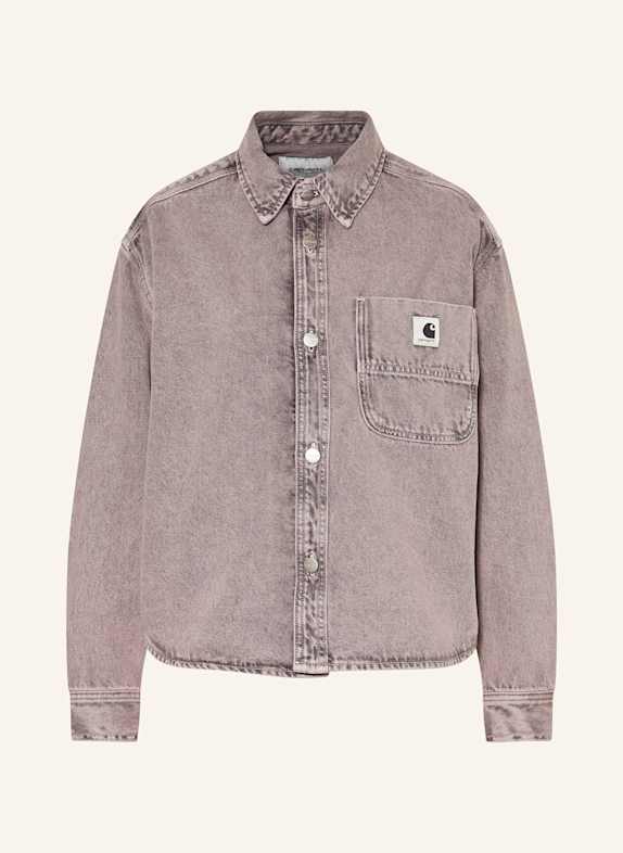 carhartt WIP Jeansbluse GEORGA 2W6GD Black / Hortensia