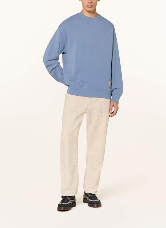 carhartt WIP Sweatshirt HUDSON LYSEBLÅ