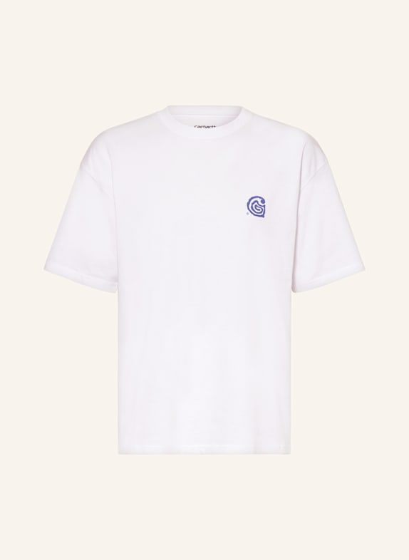 carhartt WIP T-shirt HELIX BIAŁY/ LILA/ FIOLETOWY