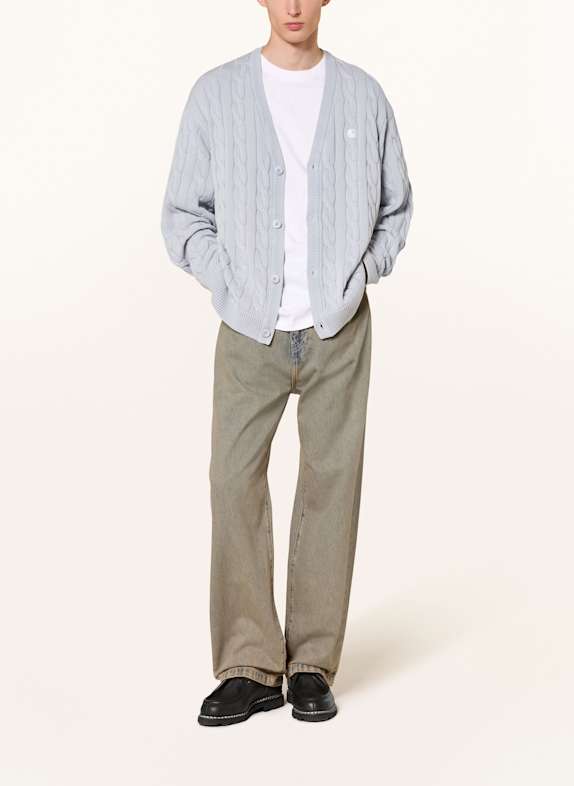 carhartt WIP Gebreid vest CARTER BLAUWGRIJS