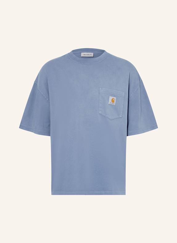 carhartt WIP T-Shirt HUDSON HELLBLAU