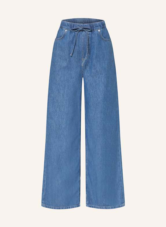 Marc O'Polo DENIM Wide Leg Jeans mit Leinen 5371 Aqua_Multi_07