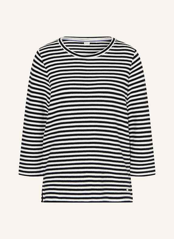 BRAX Pullover BONNIE DUNKELBLAU/ WEISS