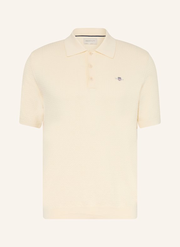GANT Piqué-Poloshirt HELLGELB