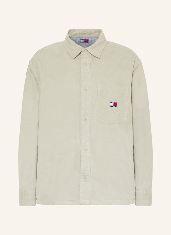 TOMMY JEANS Cord-Overjacket HELLGRÜN
