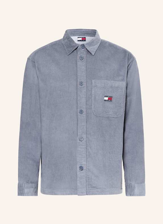 TOMMY JEANS Cord-Overjacket BLAUGRAU