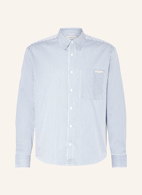Calvin Klein Jeans Hemd Relaxed Fit WEISS/ BLAU