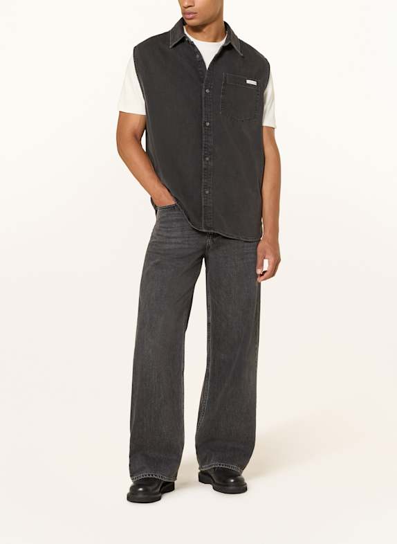 Calvin Klein Jeans Vestă din blugi X84 CHAROCAL HICKS