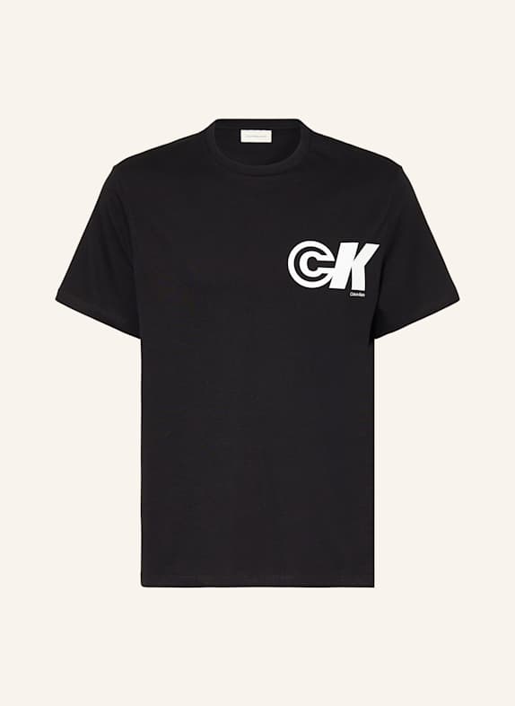 Calvin Klein Jeans T-Shirt SCHWARZ/ WEISS