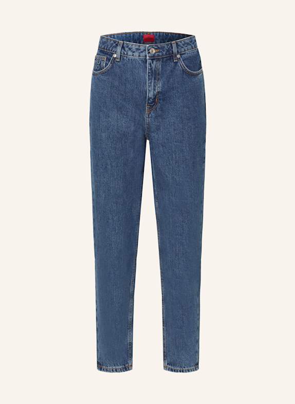 HUGO Jean mom GARLENE 420 MEDIUM BLUE