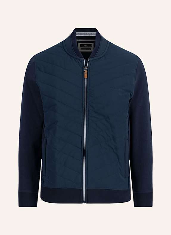 FYNCH-HATTON Blouson ze směsi materiálů TMAVĚ MODRÁ