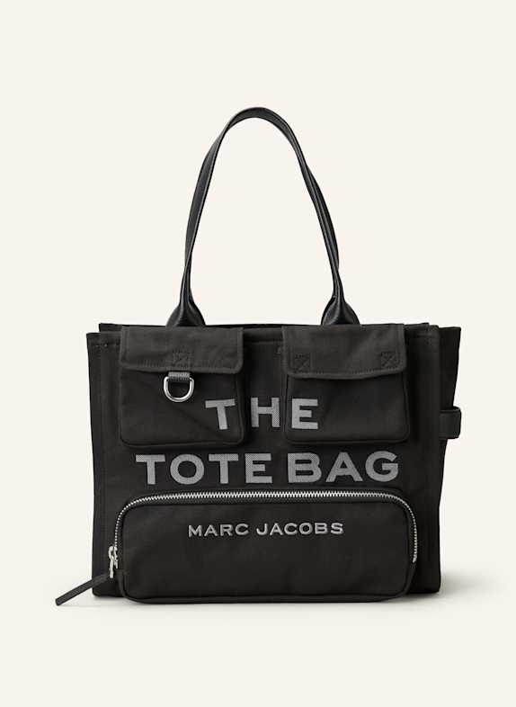 MARC JACOBS Shopper THE LARGE CARGO CANVAS TOTE BAG SCHWARZ