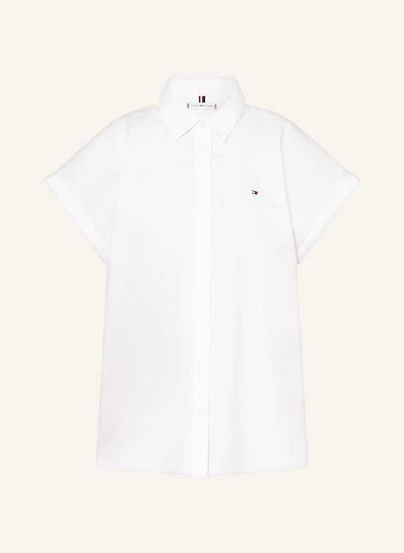 TOMMY HILFIGER Hemdbluse WEISS