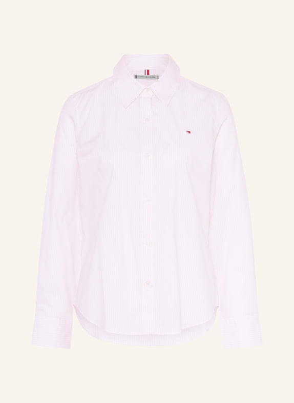 TOMMY HILFIGER Shirt blouse WHITE/ LIGHT PINK