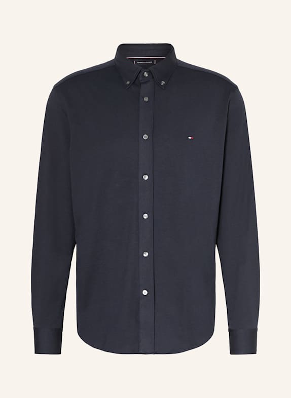 TOMMY HILFIGER Hemd PERFORMANCE Regular Fit DUNKELBLAU