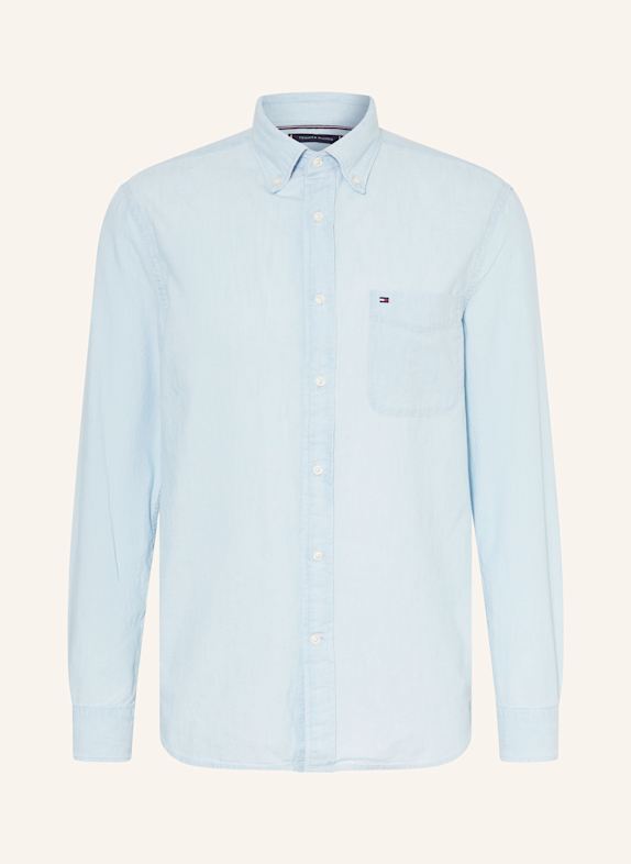 TOMMY HILFIGER Hemd Regular Fit HELLBLAU