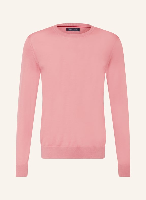 TOMMY HILFIGER Sweater made of merino wool PINK
