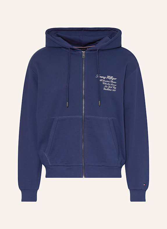 TOMMY HILFIGER Sweatjacke DUNKELBLAU