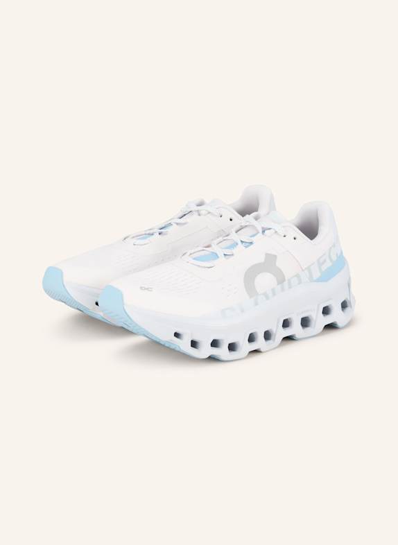 On Sneaker CLOUDMONSTER WEISS/ BLAUGRAU/ HELLBLAU