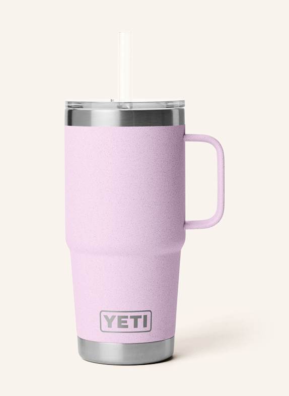 YETI Thermos mug RAMBLER® LIGHT PINK/ SILVER