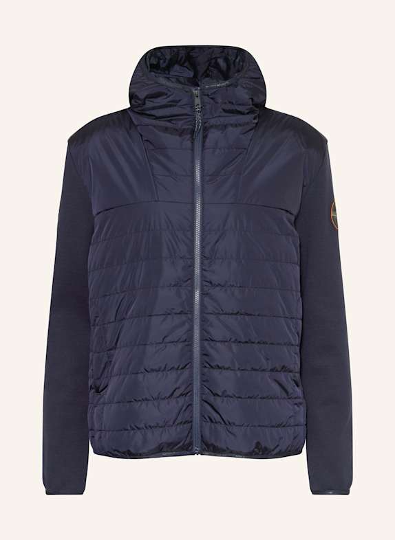 NAPAPIJRI ANGHIARI T-shirt in piqu&eacute DARK BLUE
