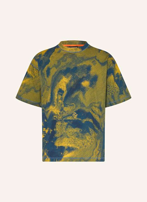 NAPAPIJRI T-Shirt S-ANTER BLAU/ GELB/ HELLGRÜN