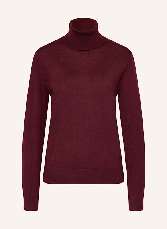 darling harbour Turtleneck sweater DARK RED