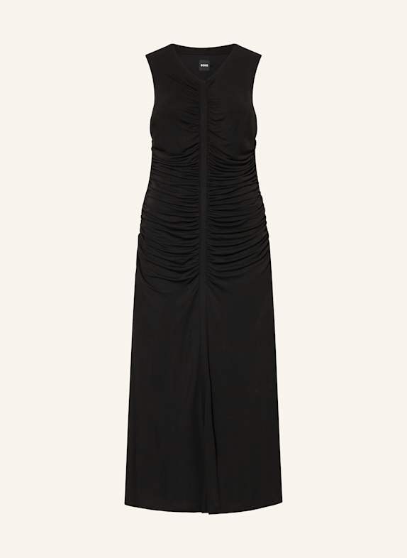 BOSS Mesh-Kleid ELAMO SCHWARZ