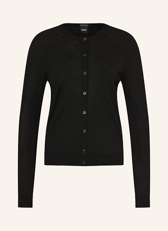 BOSS Strickjacke FONAMI SCHWARZ
