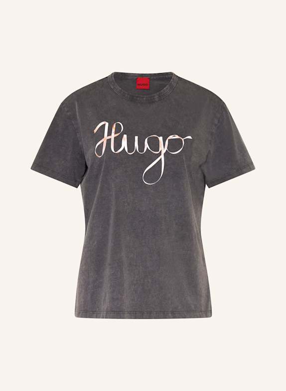 HUGO T-shirt DAMACIA DARK GRAY