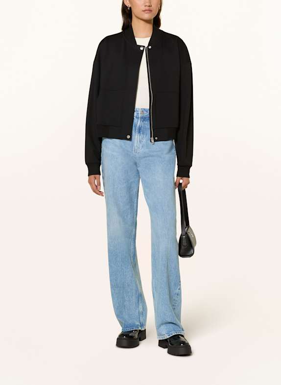HUGO Sweat-Blouson DAKURE SCHWARZ