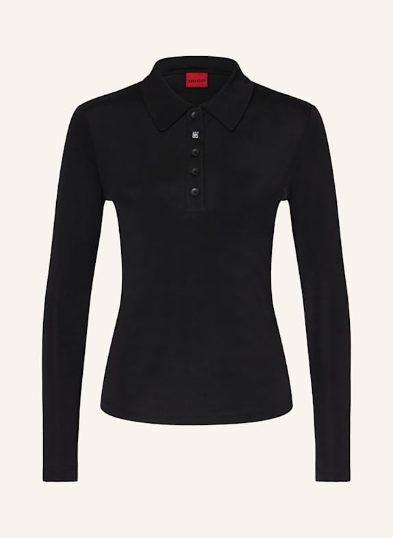 HUGO DAROSEVIL jersey polo shirt BLACK