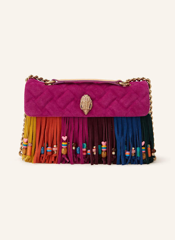 KURT GEIGER Torba na ramię KENSINGTON MOCNORÓŻOWY/ NIEBIESKI/ POMARAŃCZOWY