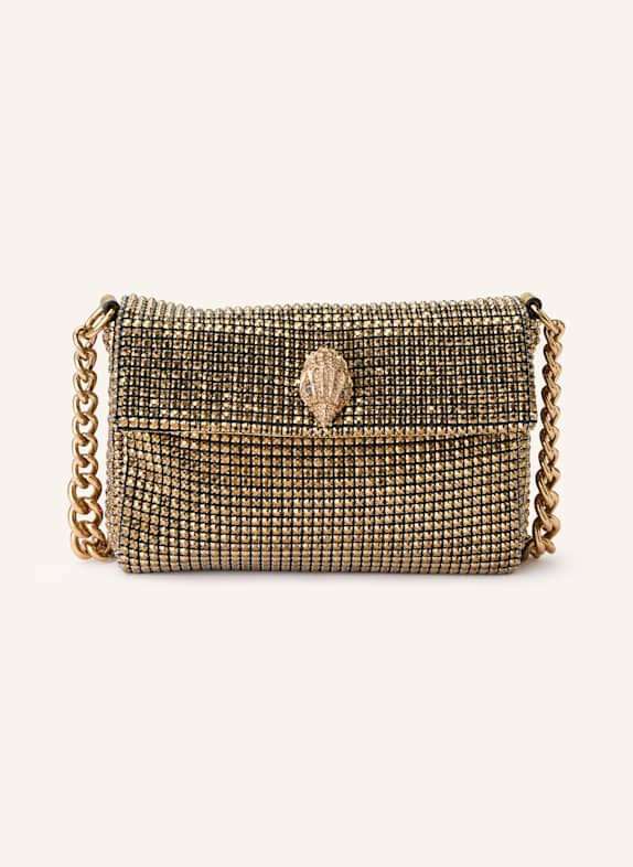 KURT GEIGER Umhängetasche PARTY SMALL mit Schmucksteinen GOLD