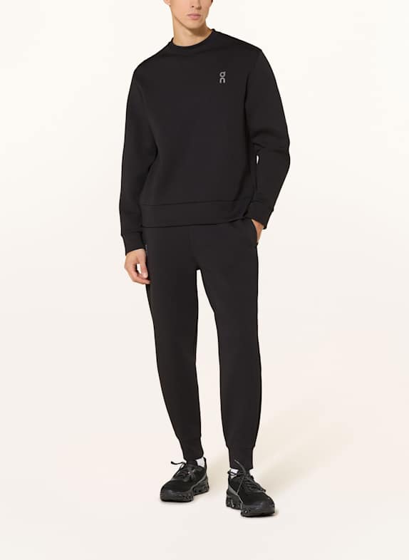 On Sweatshirt FOCUS TECH CREW ZWART