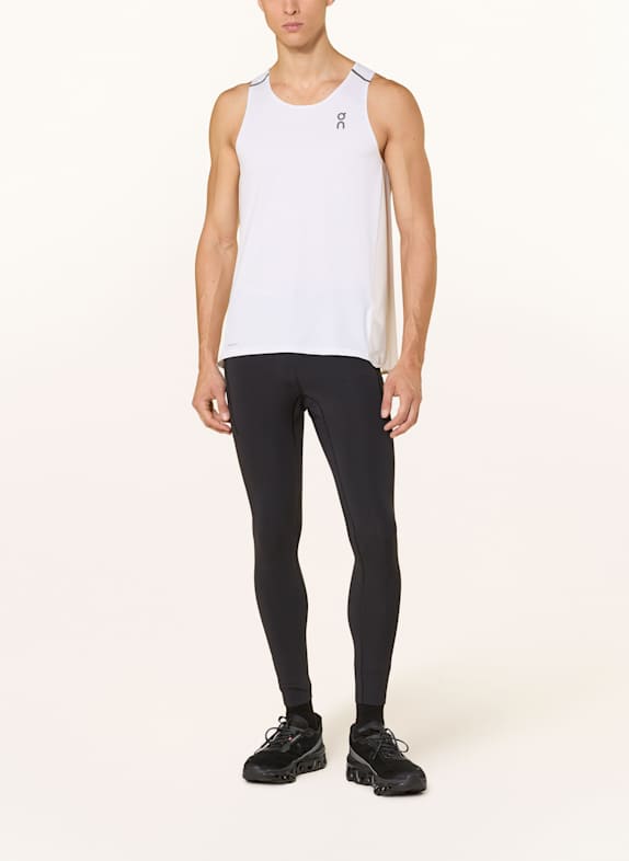 On Looptop PERFORMANCE TANK CRÈME / WIT