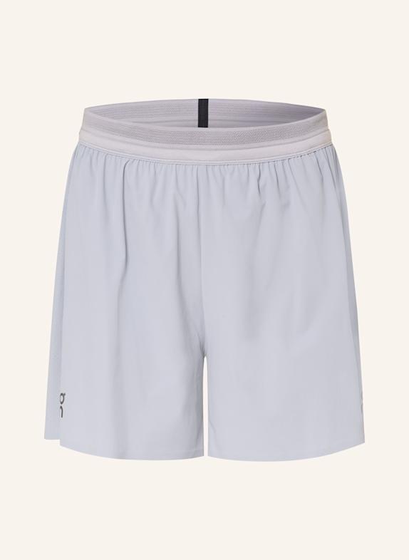 On 2-in-1-Laufshorts PERFORMANCE HELLGRAU