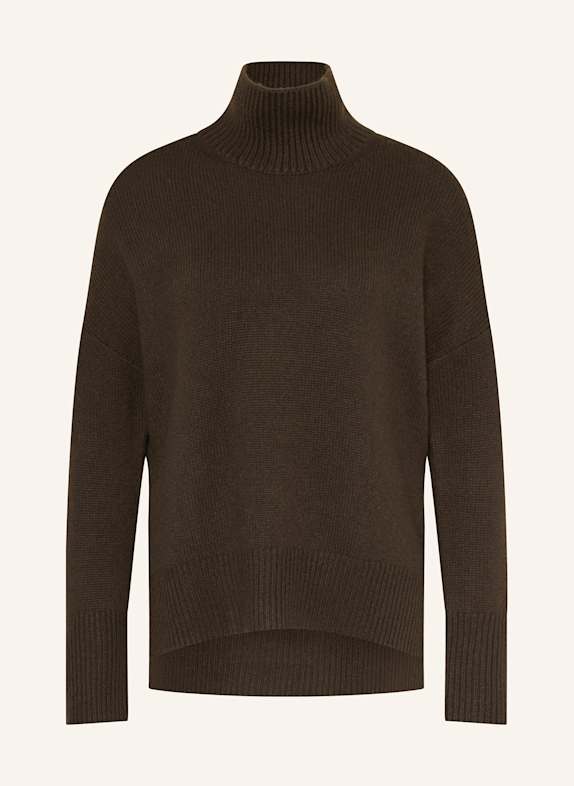 darling harbour Cashmere-Pullover DUNKELBRAUN