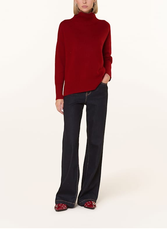 darling harbour Cashmere-Pullover BRICK RED