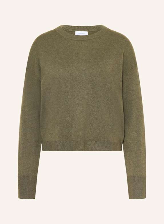 darling harbour Cashmere-Pullover MOSS GREEN
