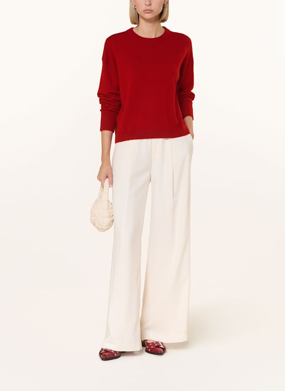 darling harbour Cashmere-Pullover BRICK RED