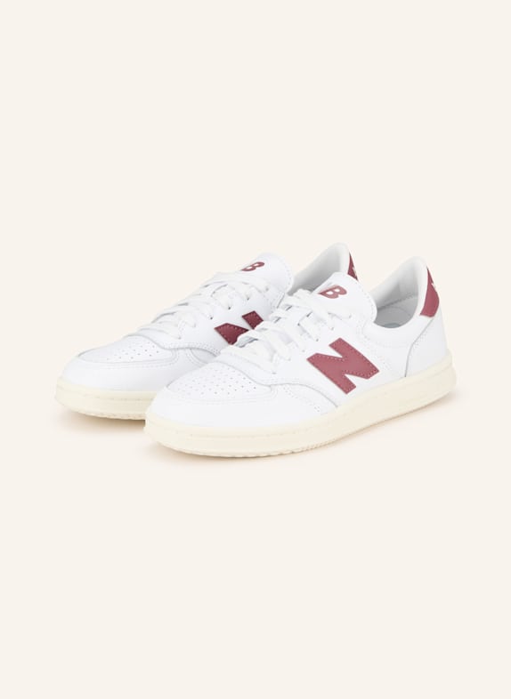 new balance Sneaker T500 WHITE/ DARK RED