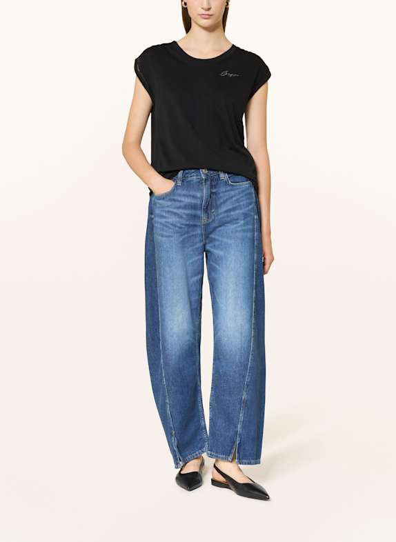 BOSS T-shirt ELAI ZWART