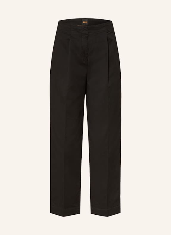 BOSS TAQUINA trousers BLACK