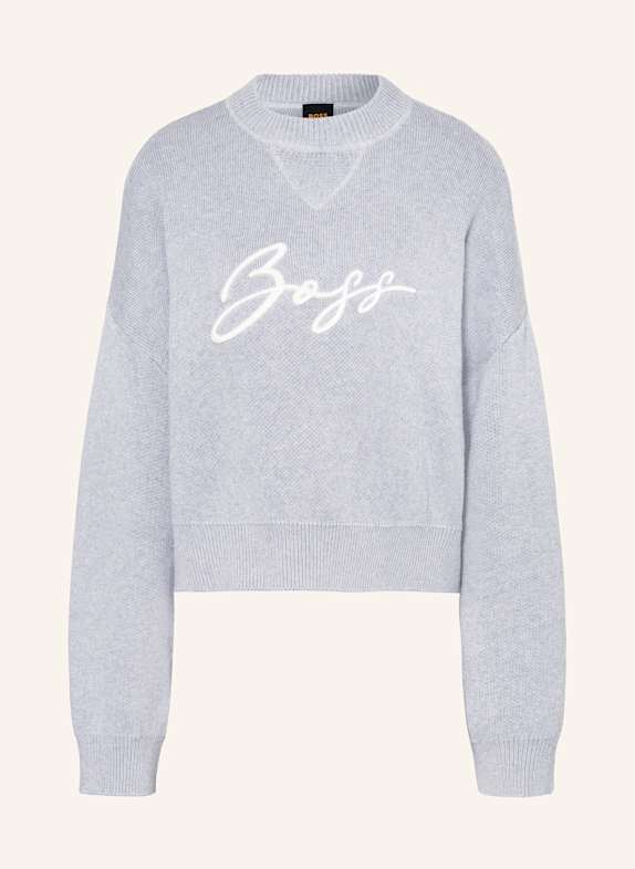 BOSS Sweatshirt FINEVRA BLAUGRAU