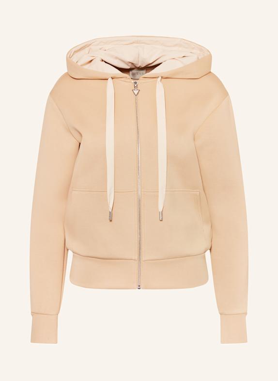 GUESS Sweat jacket BEIGE