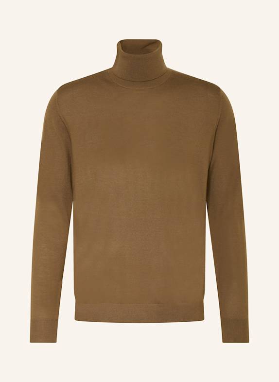 STROKESMAN'S Turtleneck sweater BROWN