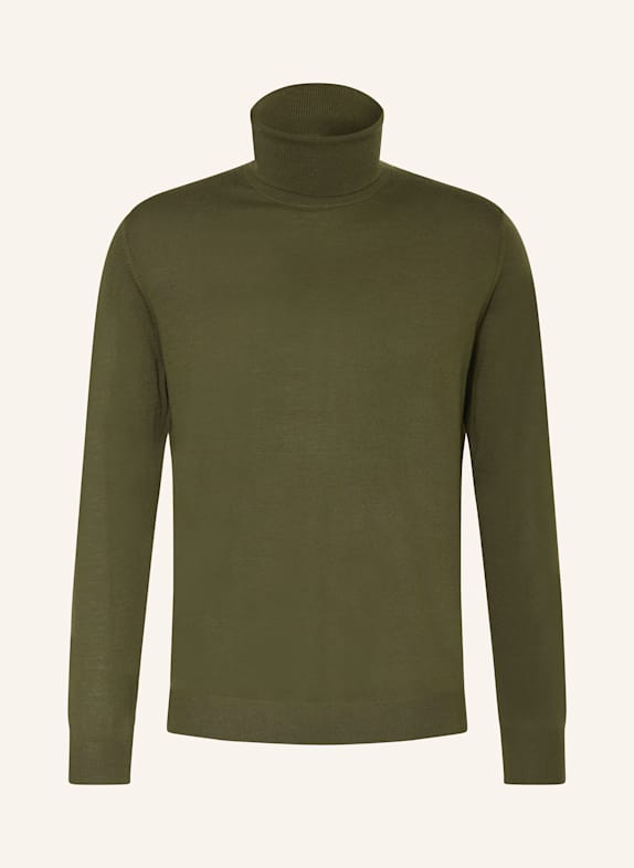 STROKESMAN'S Turtleneck sweater OLIVE